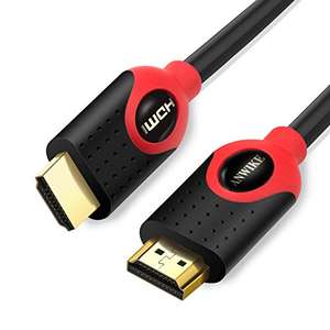 3 metros Cable HDMI macho a macho 2.0, soporta Ethernet, ARC 28AWG OD8.6mm Video 4K UHD 2160 HD 1080P, 3D, conector chapado en oro