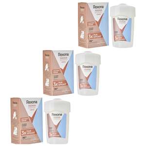 3 x Rexona Maximum Protection Crema Antitranspirante Clean Scent 45 ml [Unidad 2'99€]