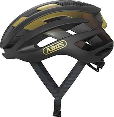 ABUS AirBreaker - Casco de bicicleta contrarreloj de alta gama para ciclismo deportivo profesional - Unisex, para hombre y mujer - Negro, talla M