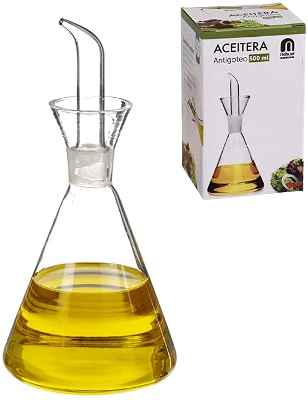 Aceitera antigoteo Cristal 500 ml