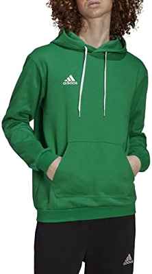 adidas ENT22 Hoody Sweatshirt, Team Green/White, S Men's