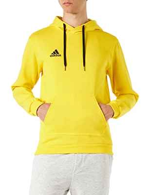 adidas ENT22 Hoody Sweatshirt, Team Yellow/Black, S Men's