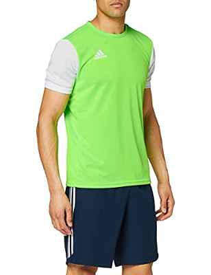 adidas ESTRO 19 JSY Camiseta de Manga Corta, Niños y Hombre, Solar Green/White, 2XL