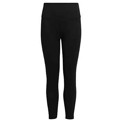 adidas G Yoga Tight Leggings, Girl'S, Black/White, 7-8A