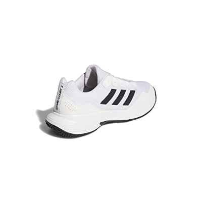 adidas GameCourt 2 M, Zapatillas de Tenis Hombre, Ftwbla/Negbás/Ftwbla, 44 2/3 EU