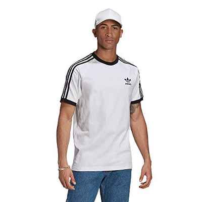 adidas GN3494 3-Stripes tee T-Shirt Mens White M