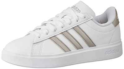 Adidas Grand Court 2.0, Sneaker Mujer, FTWR White/Platin Met./Platin Met, 38 EU