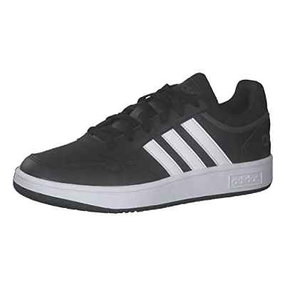 adidas Hoops 3.0, Zapatillas Hombre, NEGBÁS/FTWBLA/GRISEI, 45 1/3 EU