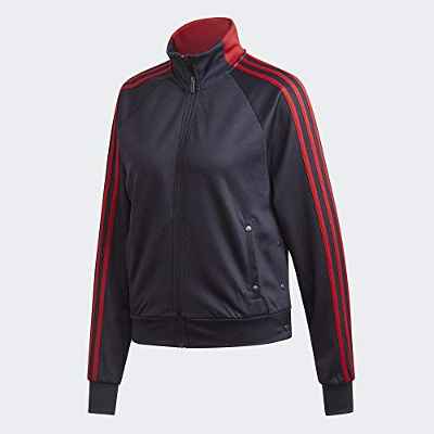 adidas ID 3-Stripes Snap Track Top W Chaqueta, Mujer, Azul (Legend Ink), S