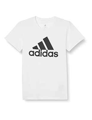 adidas, Loungewear Essentials Logo, Camiseta De Manga Corta, Blanco Negro, S, Mujer