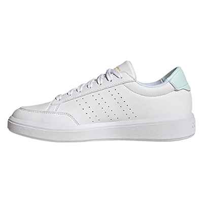 adidas Nova Court, Sneaker Mujer, FTWR White/FTWR White/Almost Blue, 37 1/3 EU