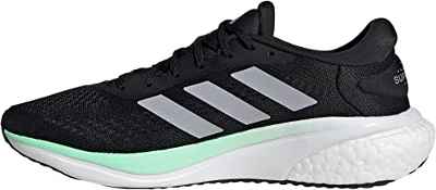 adidas Supernova 2, Sneaker Hombre, Core Black/halo Silver/Pulse Mint, 42 EU