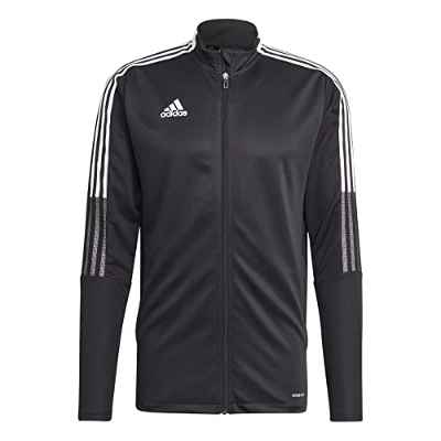 adidas TIRO21 TK JKT Jacket, Mens, Black, XXL