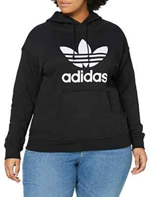 adidas TRF Hoodie Sudadera, Mujer, Black/White, 38