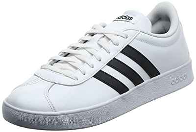 adidas VL Court 2.0, Zapatillas Hombre, Blanco (Footwear White/Core Black/Core Black 0), 42 2/3 EU