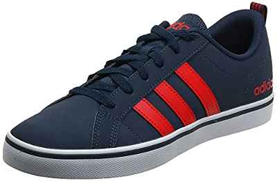 adidas Vs Pace, Zapatillas de Skateboard Hombre, Blue Navy/White/Acid Red, 40 2/3 EU