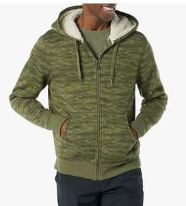 Amazon Essentials Sudadera de Forro Polar con Capucha, Cremallera Completa y Forro Sherpa Hombre (Varias tallas y colores)