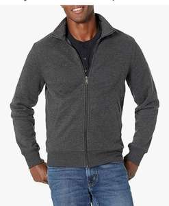 Amazon Essentials Sudadera de Forro Polar con Cuello Perkins y Cremallera Completa Hombre (Varias tallas y colores)