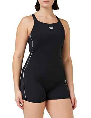 ARENA Sport Con Fijación Pierna, Traje De Baño Mujer, Negro, 38