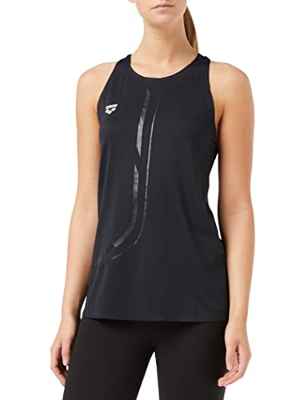 Arena W Tank Top Camiseta De Tirantes Mujer A-One, Black, S