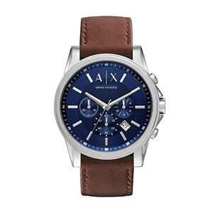 Armani Exchange Reloj Hombre, Movimiento Cronógrafo Cuarzo, 45mm