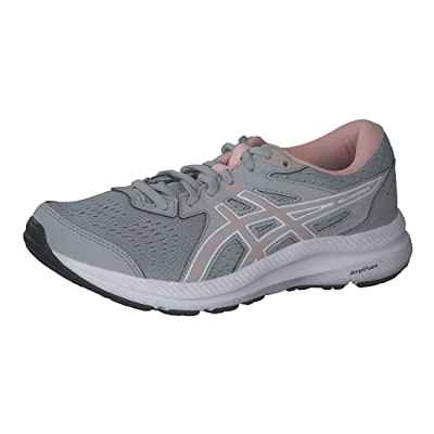 ASICS Gel-Contend 8, Zapatillas Mujer, Piedmont Grey Frosted Rose, 40 EU