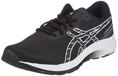 Asics Gel-Excite 9, Running Shoe Hombre, Black/White, 44 EU