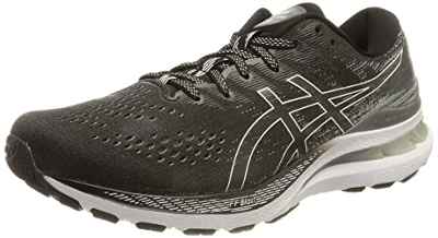 Asics Gel-Kayano 28, Running Shoe Hombre, Black/White, 44 EU