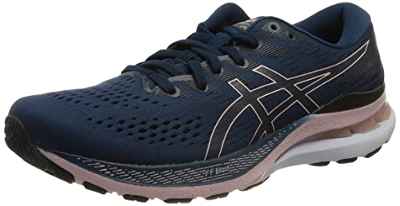 Asics Gel-Kayano 28, Zapatillas Mujer, Mako Blue Barely Rose, 40 EU