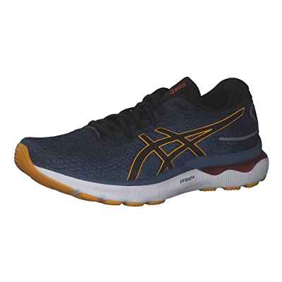 ASICS Gel-Nimbus 24, Sneaker Hombre, Azure/Amber, 43.5 EU