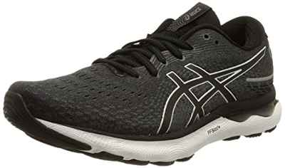 Asics Gel-Nimbus 24, Zapatillas Hombre, Black/White, 44.5 EU