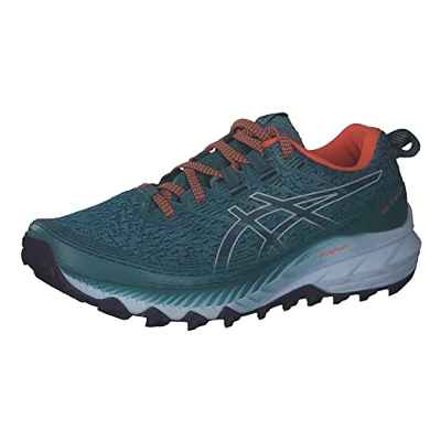 ASICS Gel-Trabuco 10, Trail Running Shoe Mujer, Misty Pine/Soft Sky, 38 EU