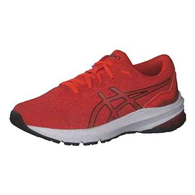 ASICS GT-1000 11 GS, Sneaker, Cherry Tomato/Black, 35 EU