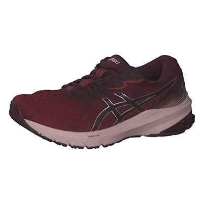 Asics GT-1000 11, Running Shoe Mujer, Cranberry/Pure Silver, 41.5 EU