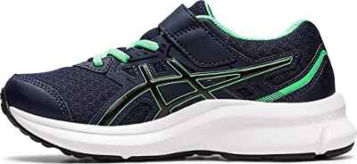 ASICS Jolt 3 PS, Zapatos para Correr, Multicolor (Midnight/New Leaf), 33.5 EU