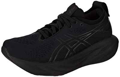 ASICS Nimbus 24 Zapatillas de Carretera para Hombre Negro Blanco