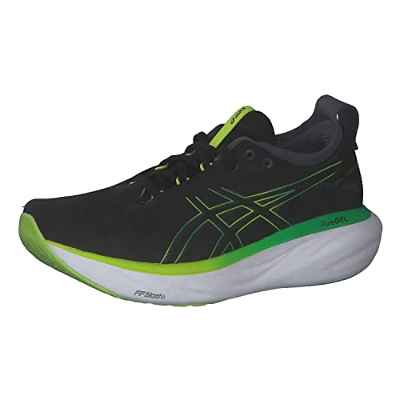 ASICS Nimbus 24 Zapatillas de Carretera para Hombre Negro Blanco