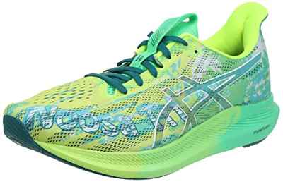 Asics Noosa Tri 14, Zapatillas Hombre, Safety Yellow White, 43.5 EU