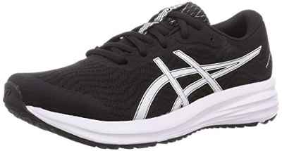 Asics Patriot 12, Zapatillas Hombre, Black/White, 39.5 EU