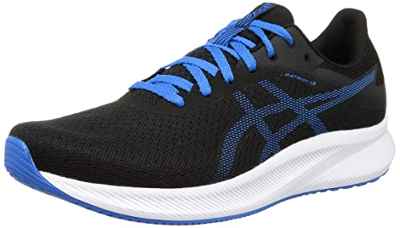 Asics Patriot 13, Zapatilla Hombre, Black/Electric Blue, 44 EU