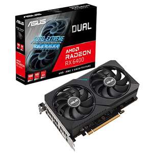 ASUS Dual AMD Radeon RX 6400 4GB GDDR6 - Tarjeta Gráfica Gaming