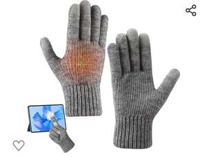 Augot Guantes Calefactables USB, Completos Dedos Guantes Invierno Hombre Mujeres