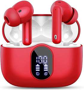 Auriculares ‎Btootos A90 Pro en color rojo