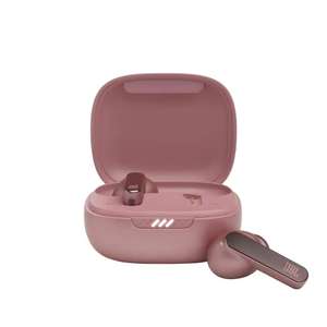 Auriculares JBL Live Pro 2 TWS Bluetooth con cancelación de ruido, 40h de batería, 6 micrófonos, control táctil, color rosa