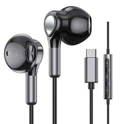 Auriculares USB C para Samsung Galaxy S22 Ultra S21 FE S20 A53 Auriculares USB C con micrófono Auriculares intrauditivos Auriculares con Cable Auriculares USB Tipo C para iPad Pro 2021/2020 Pixel 3 2