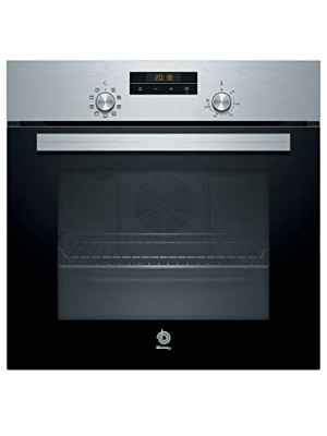 Balay 3HB2031X0 - Horno Eléctrico, 60x60 cm, Capacidad 66 L, Color Negro y Acero Inoxidable