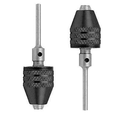 Bestgle 2pcs Portabrocas con Mango Redondo de Impacto de Lanzamiento Rápido Portabrocas Taladro Adaptado para Molinillo Eléctrico