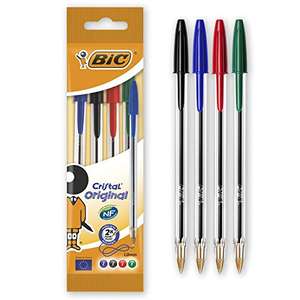 Bic Cristal Original 8308621 Bolígrafo - surtidos (paquete de 4)