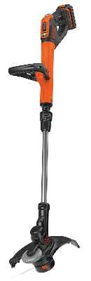 Black+Decker STC1820EPC-QW Black&Decker STC1820EPC-QW-Cortabordes PowerCommand EasyFeed (28 cm, 2 Ah), 18 V