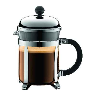 Bodum Chambord - Cafetera, color transparente, acero inoxidable, 166 x 190 x 105 mm,  0.5l, 17oz